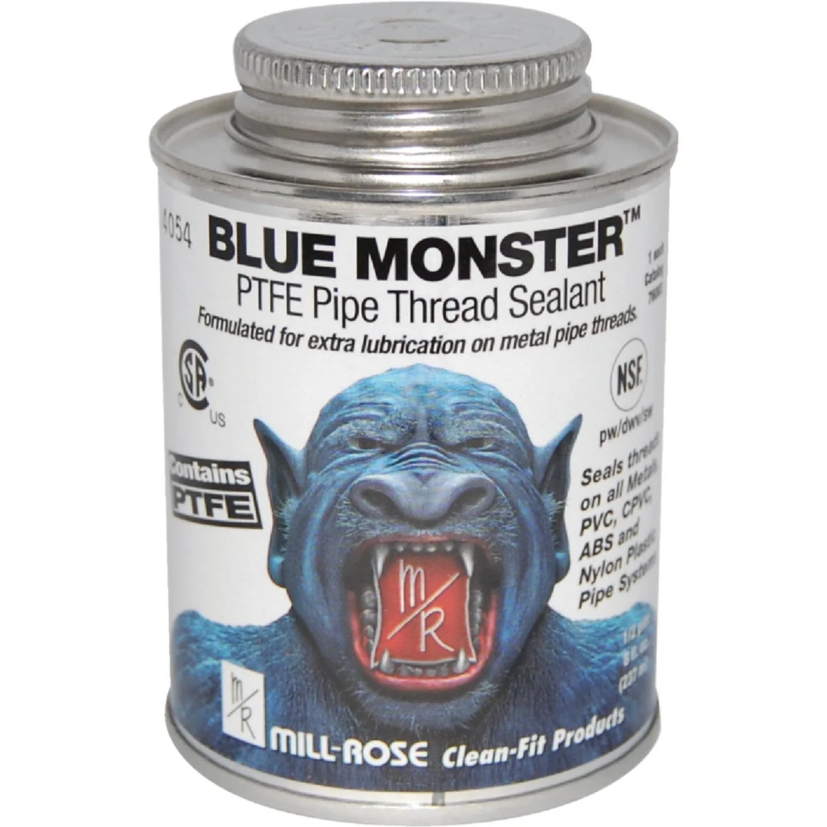 Consistent BLUE MONSTER 8 Fl. Oz. White Industrial Grade PTFE Thread Sealant Superior