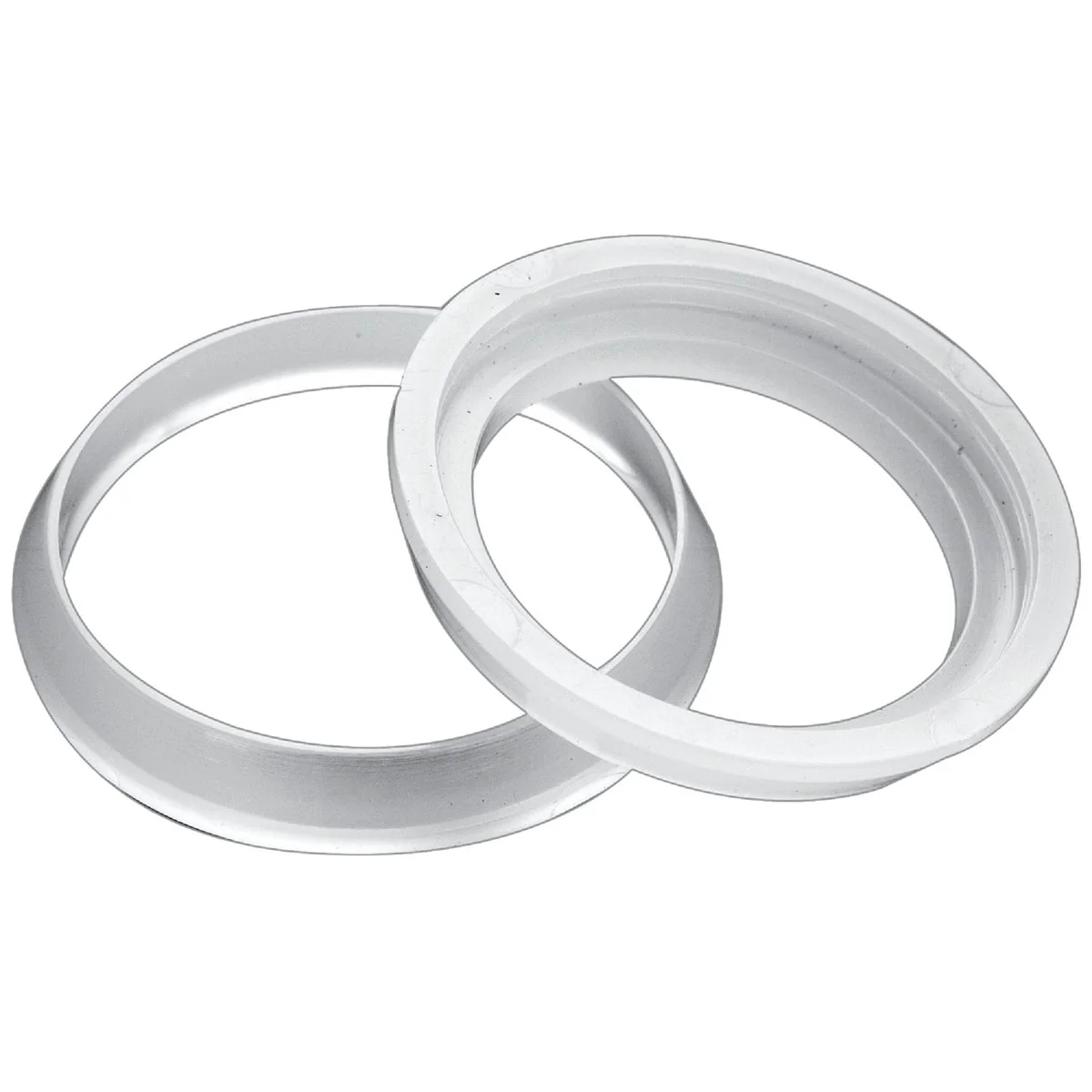 Efficient Do it 1-1 4 In. x 1-1 4 In. Clear Poly Slip Joint Washer 2-Pack Prestigious