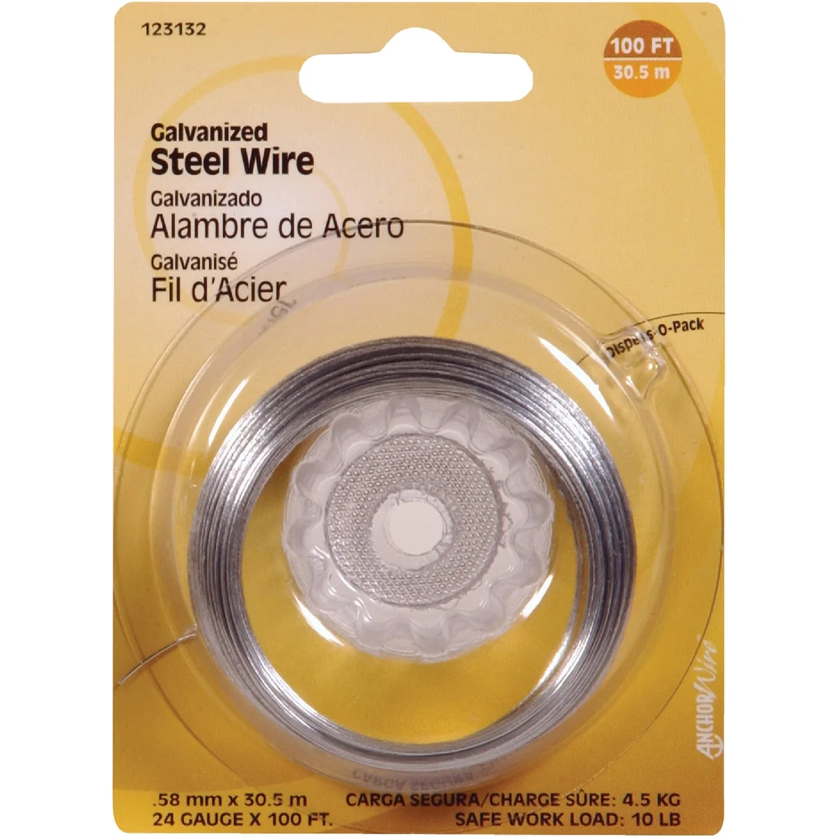 Excellent HILLMAN Anchor Wire 100 Ft. 24 Ga. Galvanized Steel General Purpose Wire Minimalist