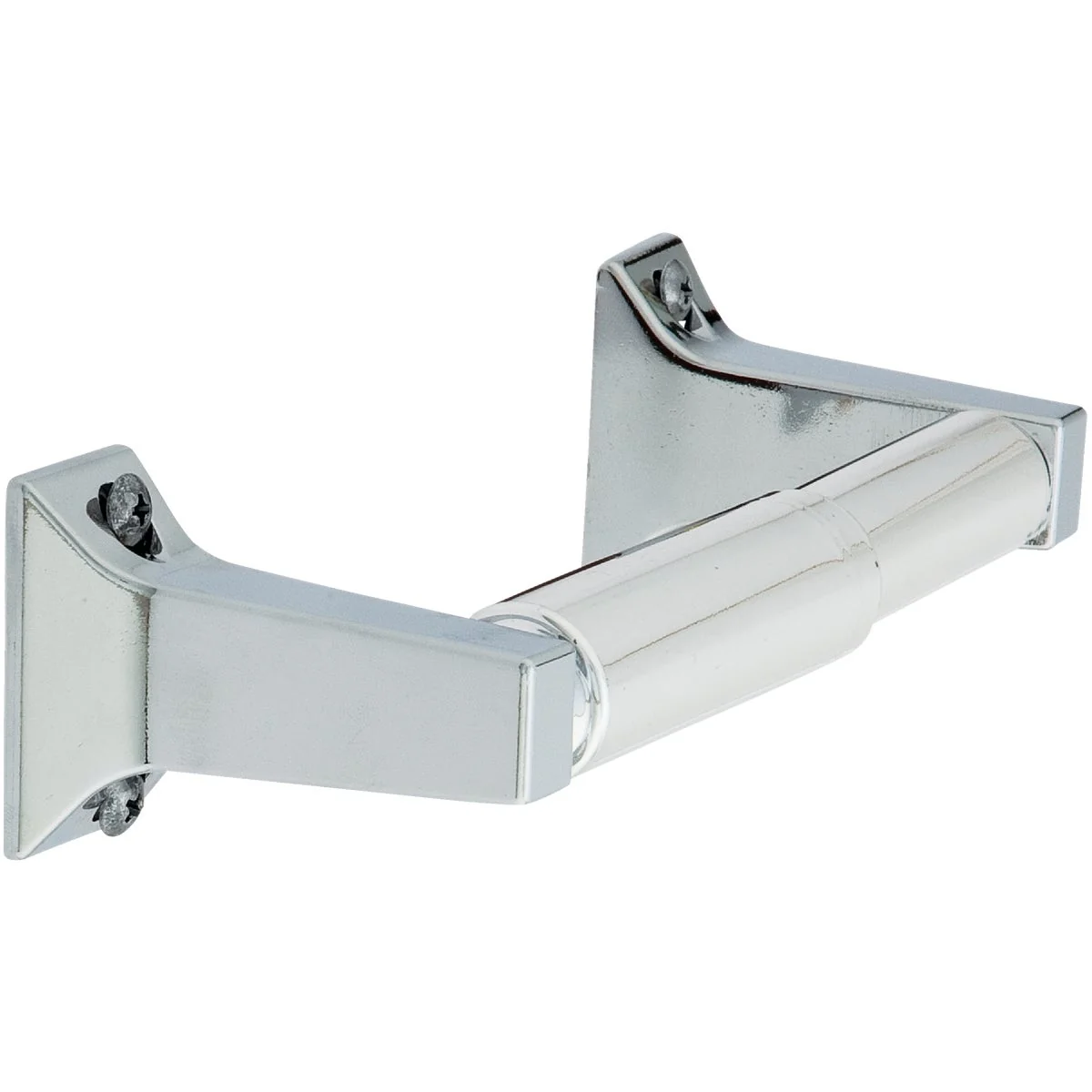 Natural Home Impressions Alpha Chrome Wall Mount Toilet Paper Holder Breathable