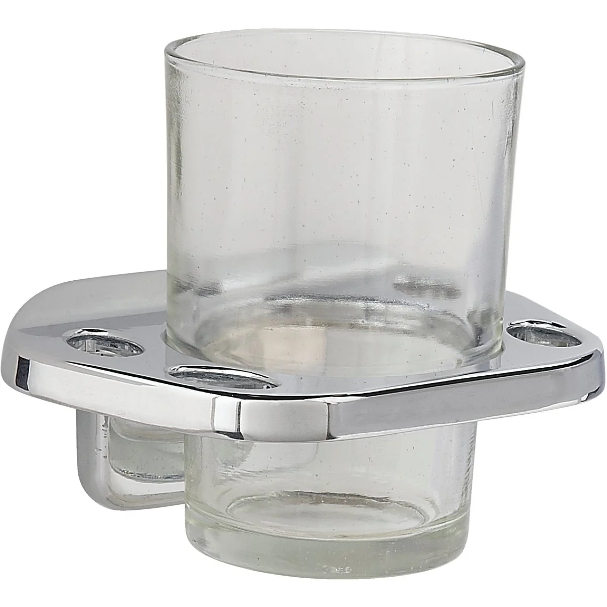 Fine Home Impressions Chrome Toothbrush Holder Excellent