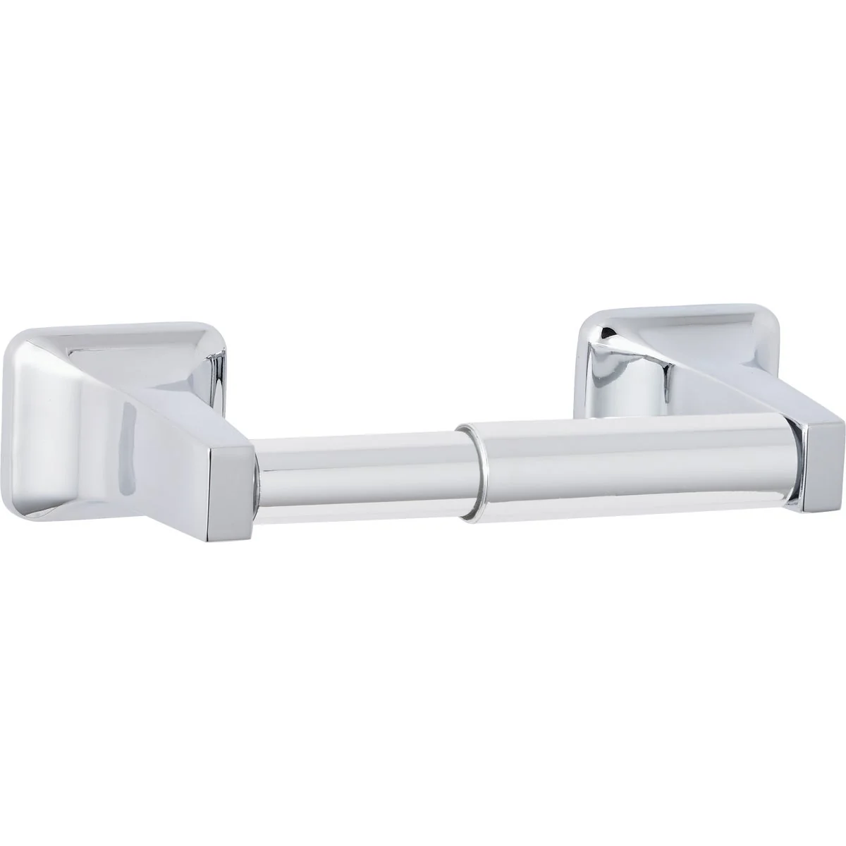 User-Friendly Home Impressions Vista Polished Chrome Wall Mount Toilet Paper Holder High-End