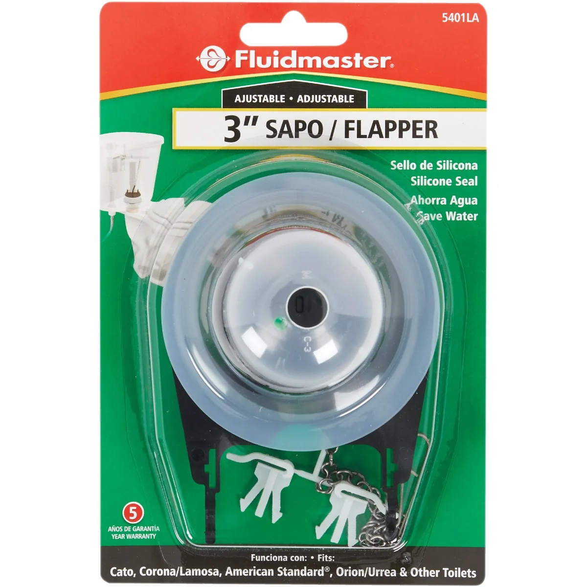 Proven Fluidmaster 3 In. Adjustable Cato Flapper Sophisticated