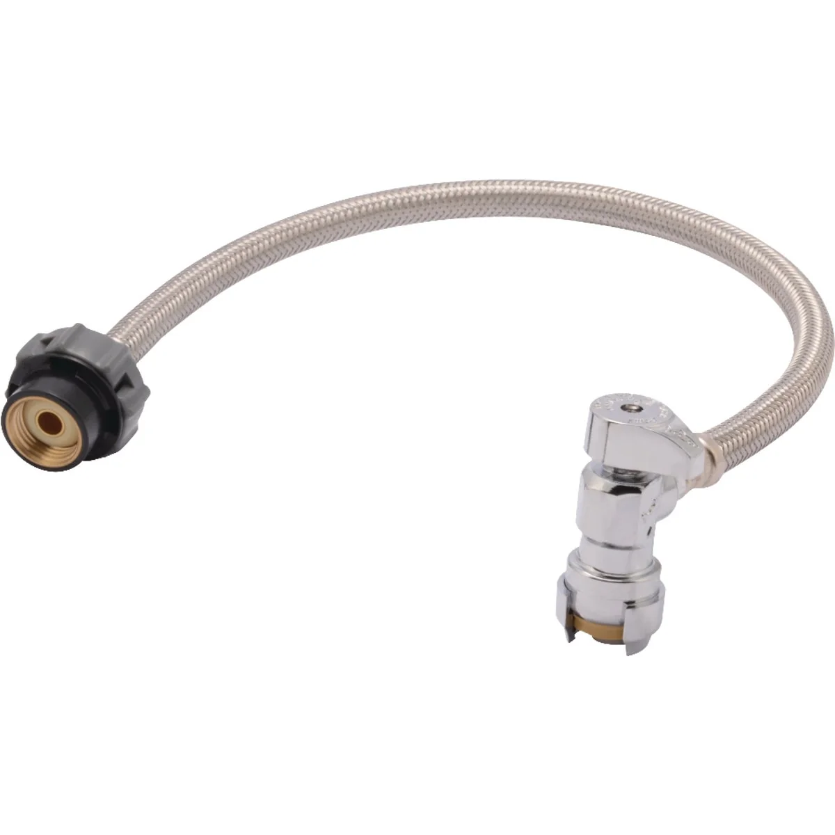 Fine SharkBite Click Seal 1 2 In. x 1 2 In. x 20 In. L Stainless Steel Faucet Connector High-Grade