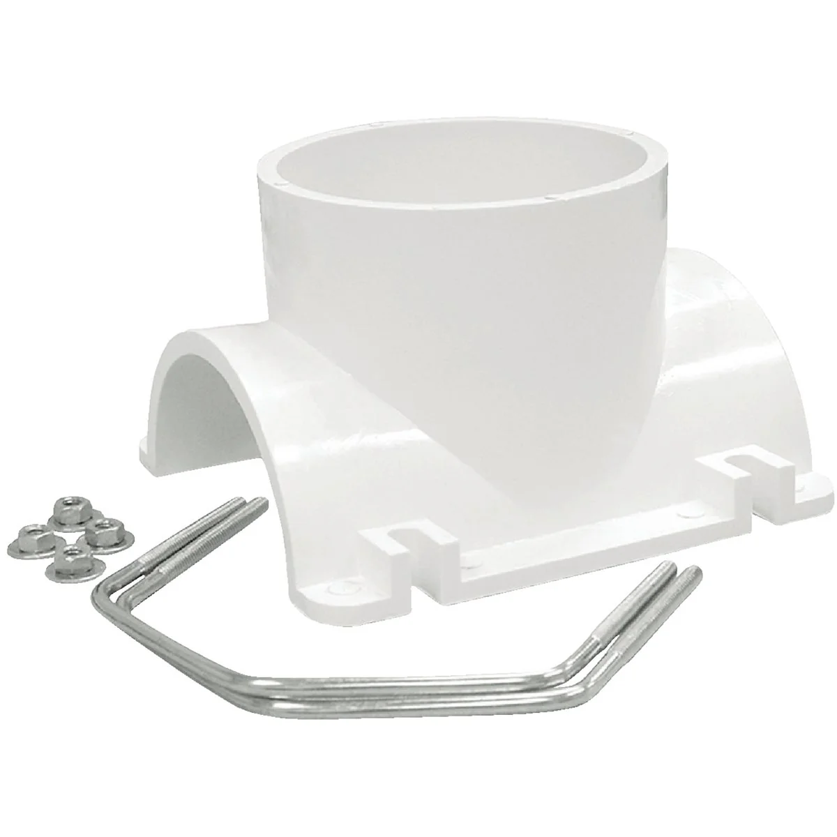 Fine Crafted Jones Stephens 4 In. x 4 In. Schedule 40 DWV PVC Saddle Tee Kit Sustainable