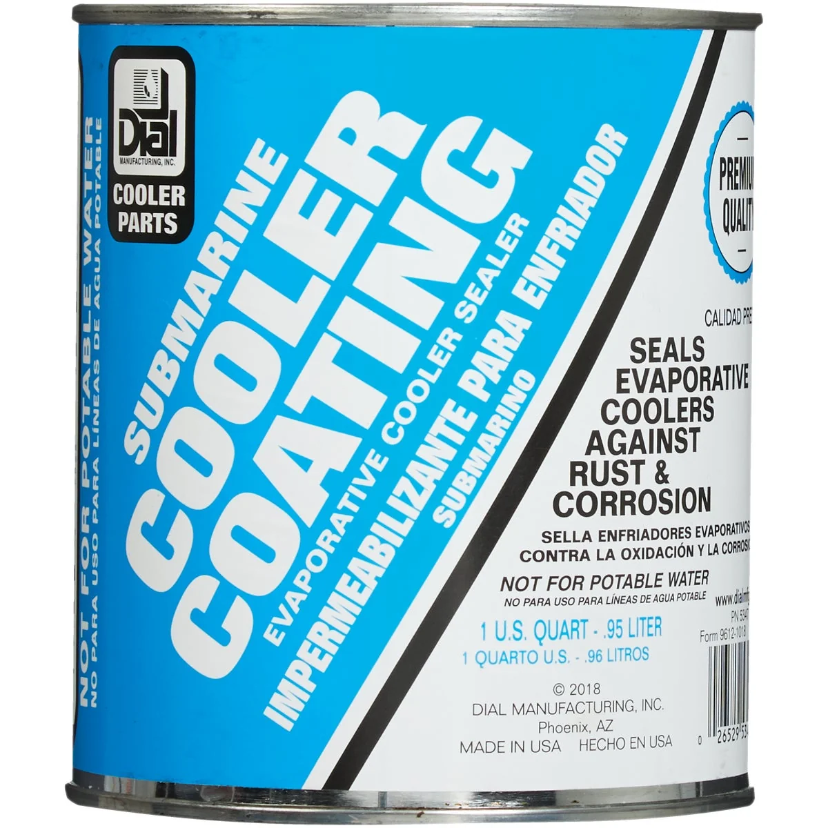 Exclusive Dial 1 Qt. Interior Evaporative Cooler Coating High-Performance