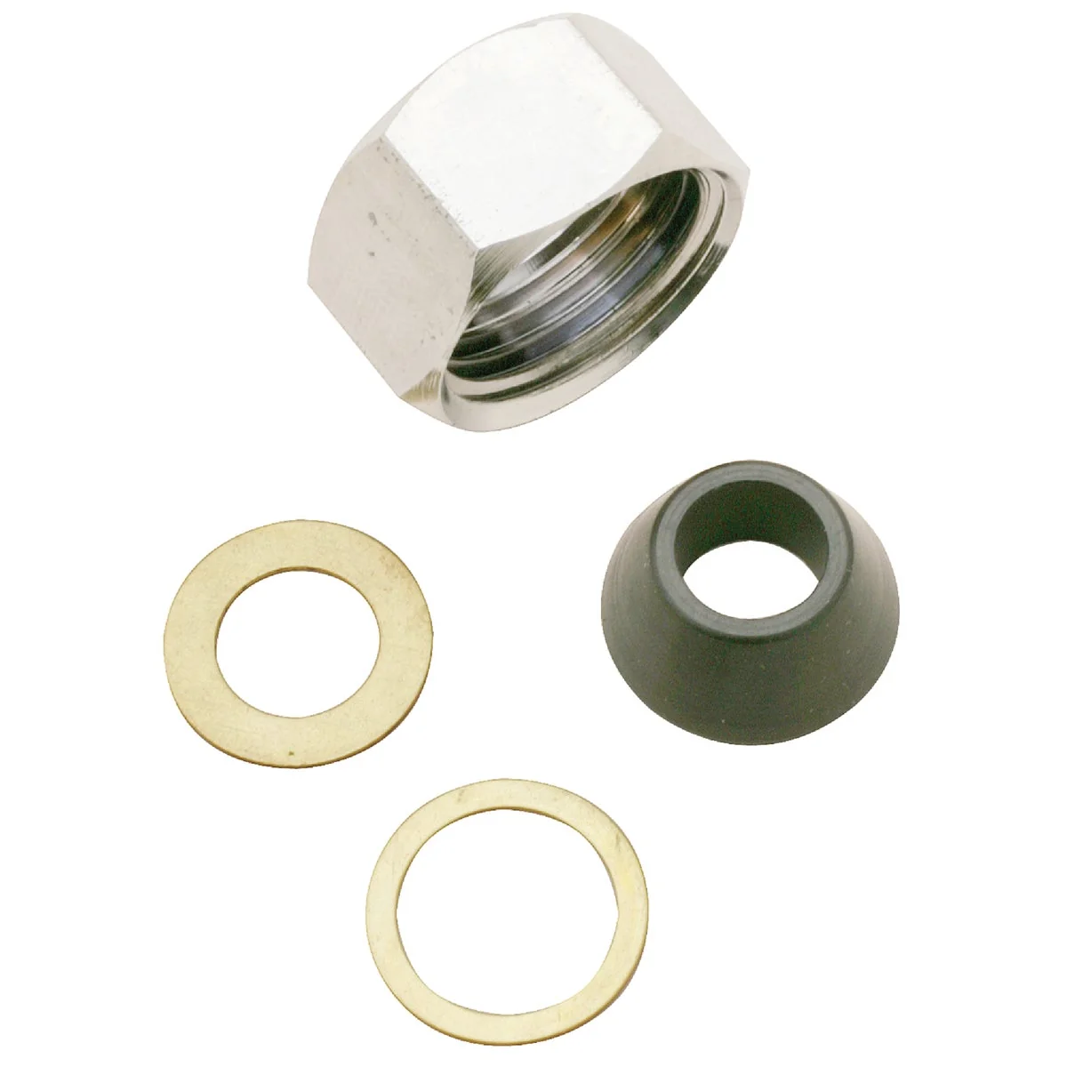 Refined Do it 1 2 In. x 3 8 In. Slip-Joint Nut Set Casual