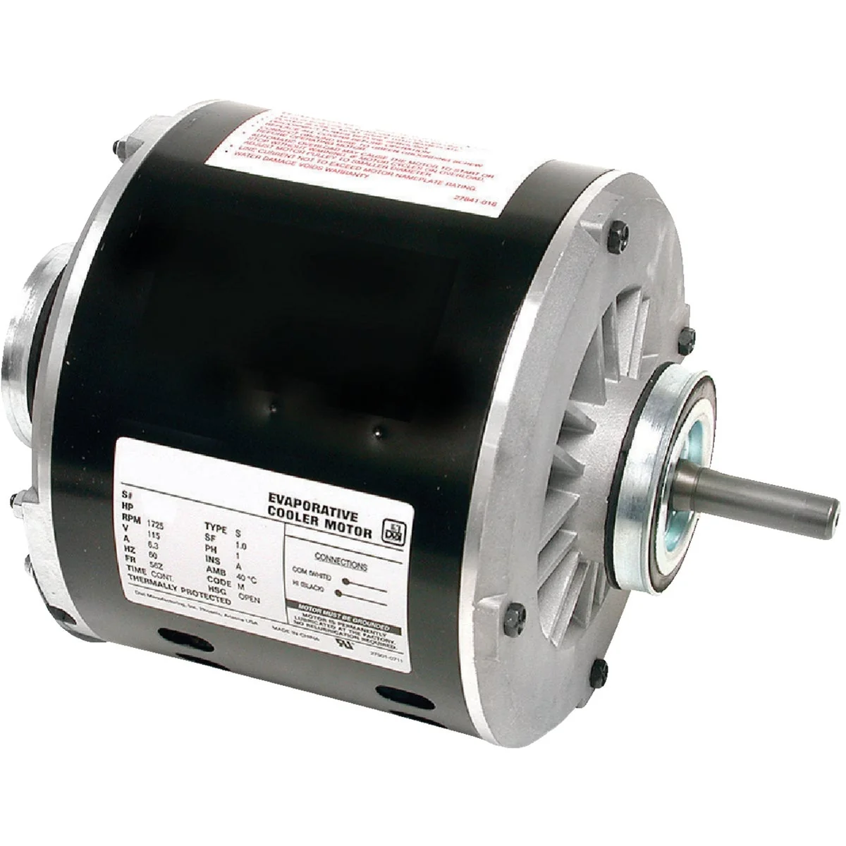 Certified Dial 1 2 HP 1-Speed Residential Cooler Motor High-End