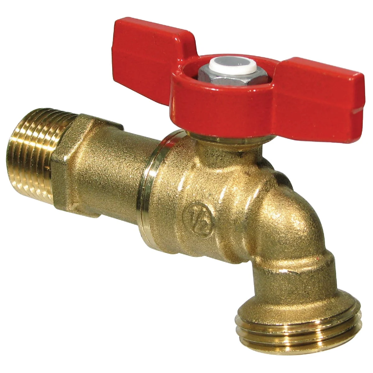 Elite B K ProLine Forged Brass 3 4 In. MIP X 3 4 In. Male Hose Thread Ball Hose Bibb High-End