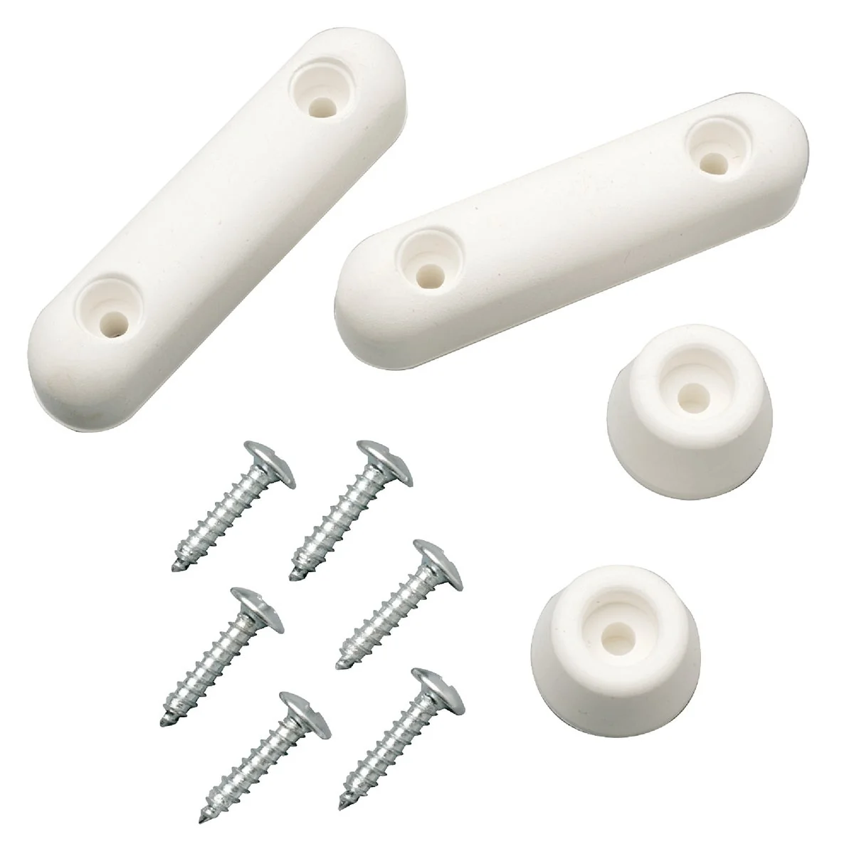Quality Do it 2 x 3 4 White Plastic Toilet Seat Screw Bumper Set World-Class
