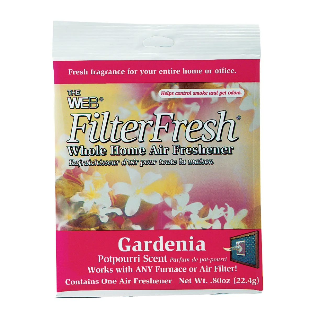 Lightweight Web FilterFresh Furnace Air Freshener Gardenia Certified