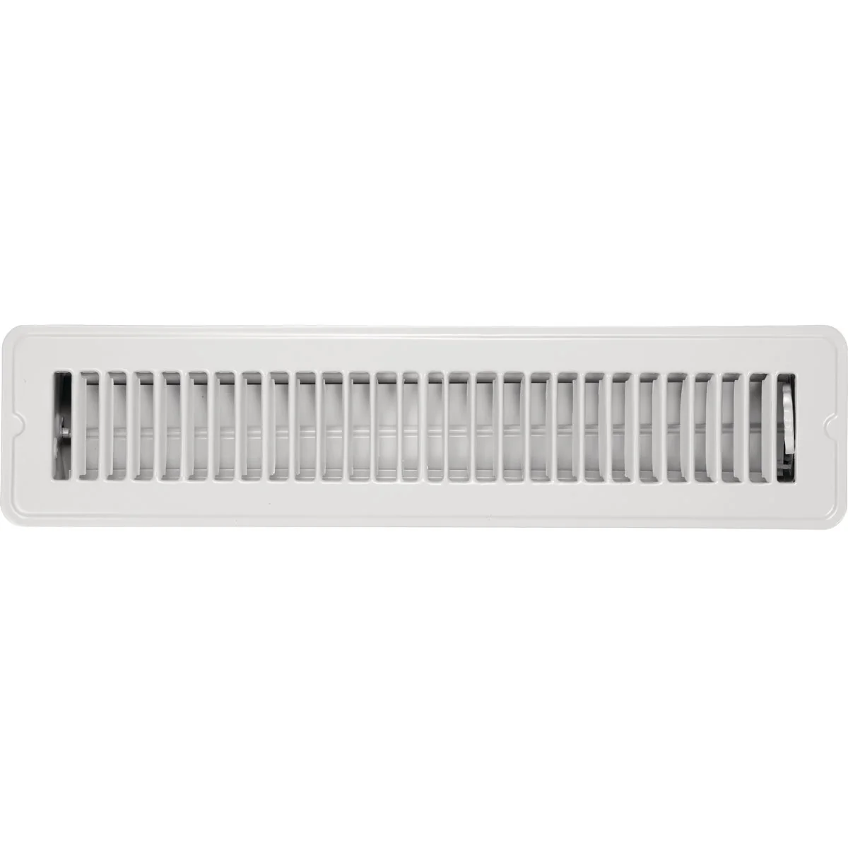 Outstanding Home Impressions 2-1 4 In. x 14 In. White Steel Floor Register Clean