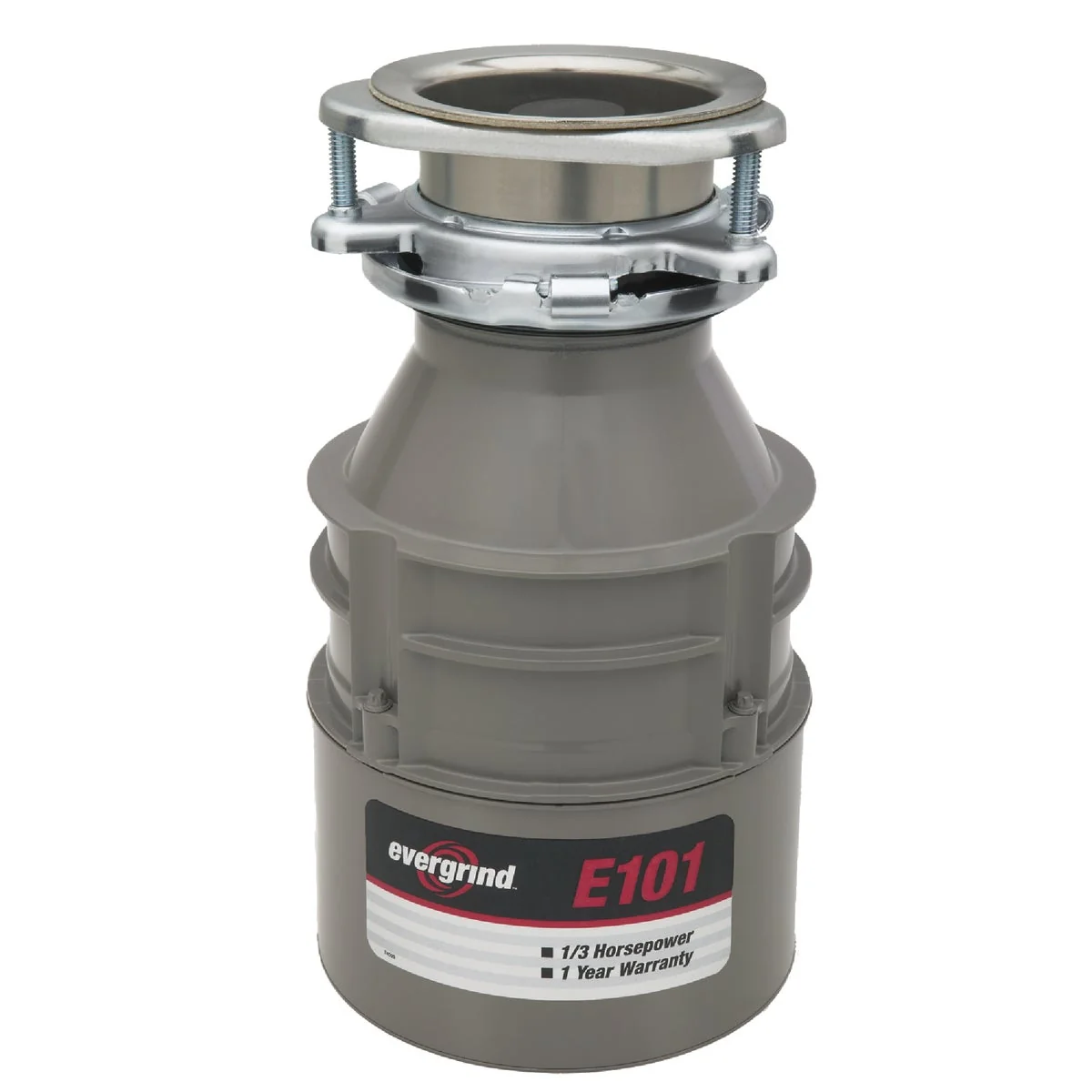Premium Material Evergrind 1 3 HP Garbage Disposer 1 Year Warranty Verified