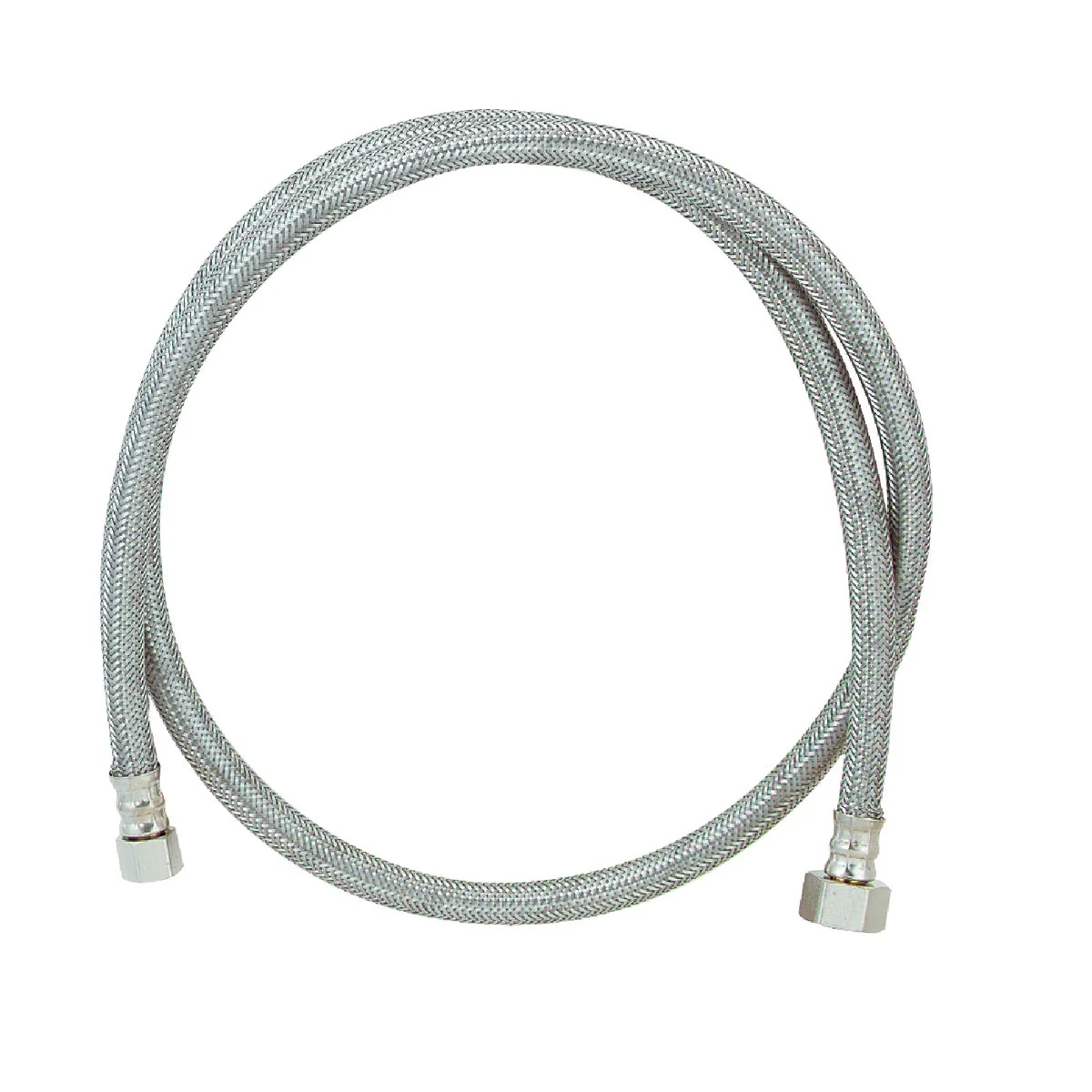 Trendy Do it 3 8 In. C X 1 2 In. F X 48 In. L Stainless Steel Faucet Connector Modern