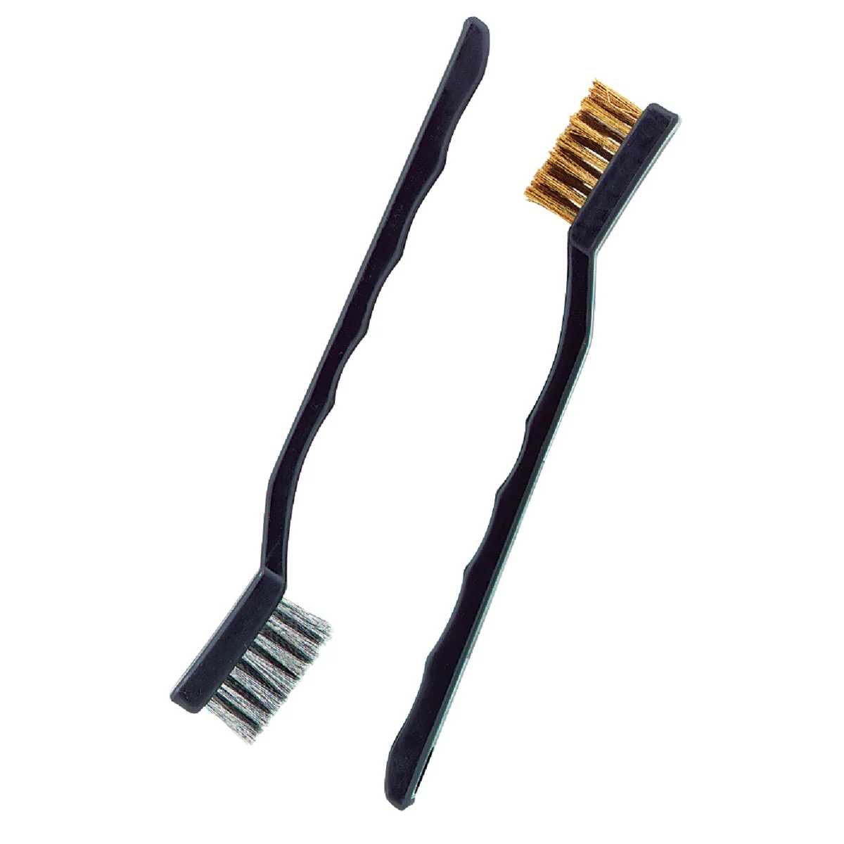 Selected Do it Brass Stainless Steel Bristle Utility Brushes 2-Pack Original