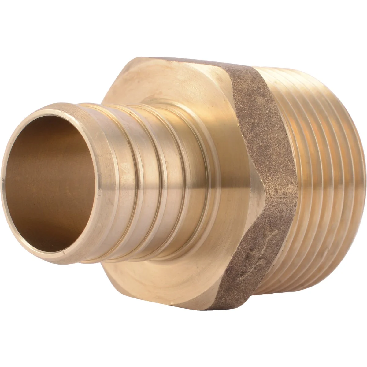Casual SharkBite 1 In. CF x 1 In. MPT Brass PEX Adapter Minimalist