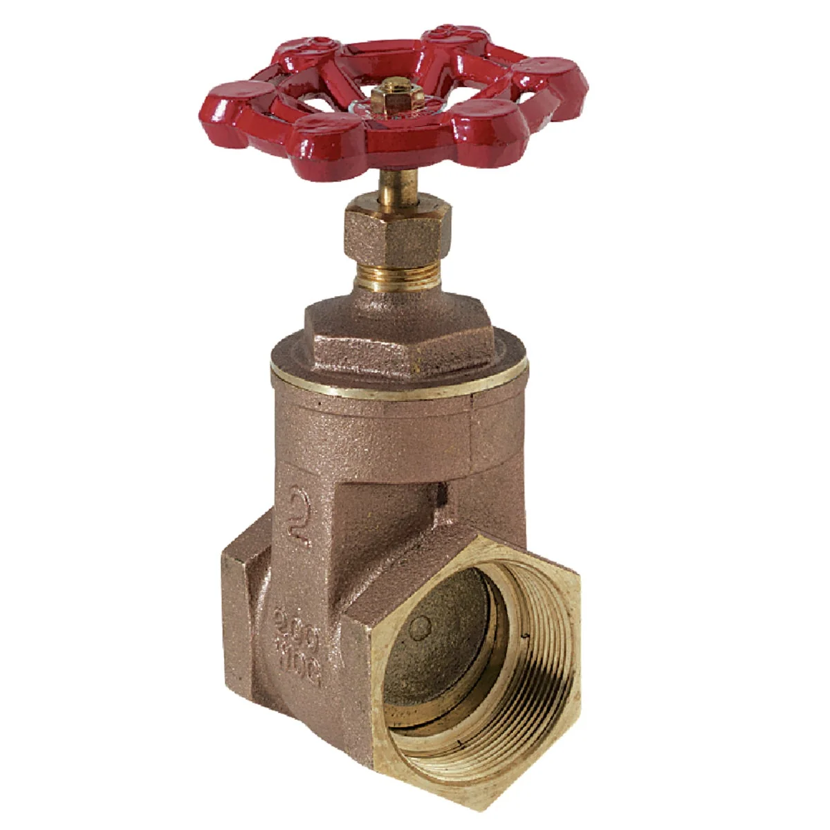 Exclusive ProLine 2 In. FIPS x 2 In. FIPS Brass Cast Iron Gate Valve Long-Lasting
