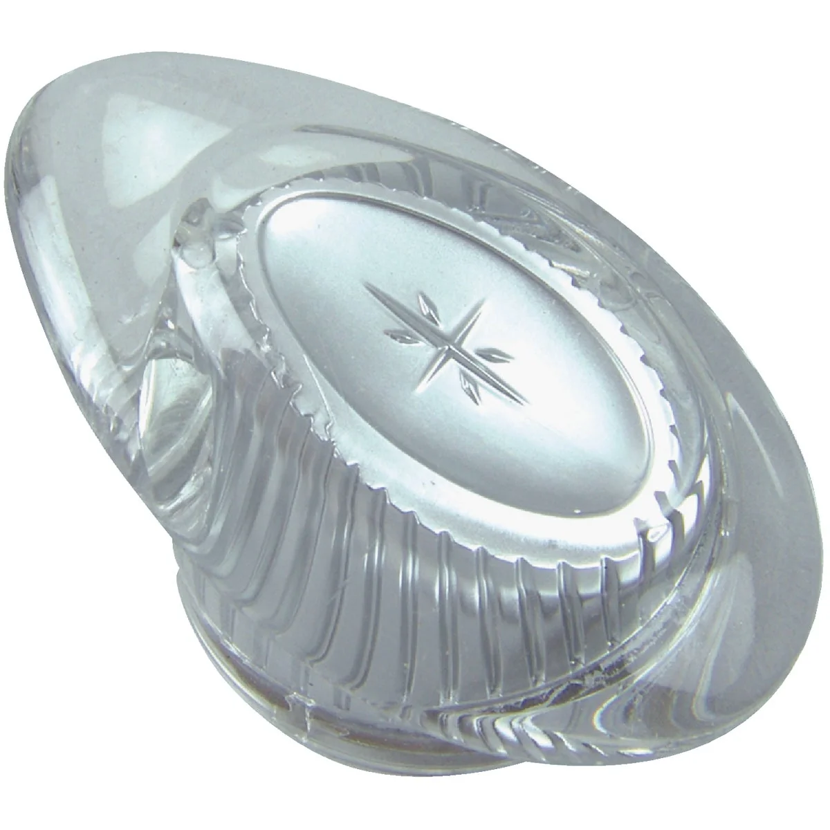 Specialty Danco Acrylic Silver Valley Single Silver Faucet Handle Solid