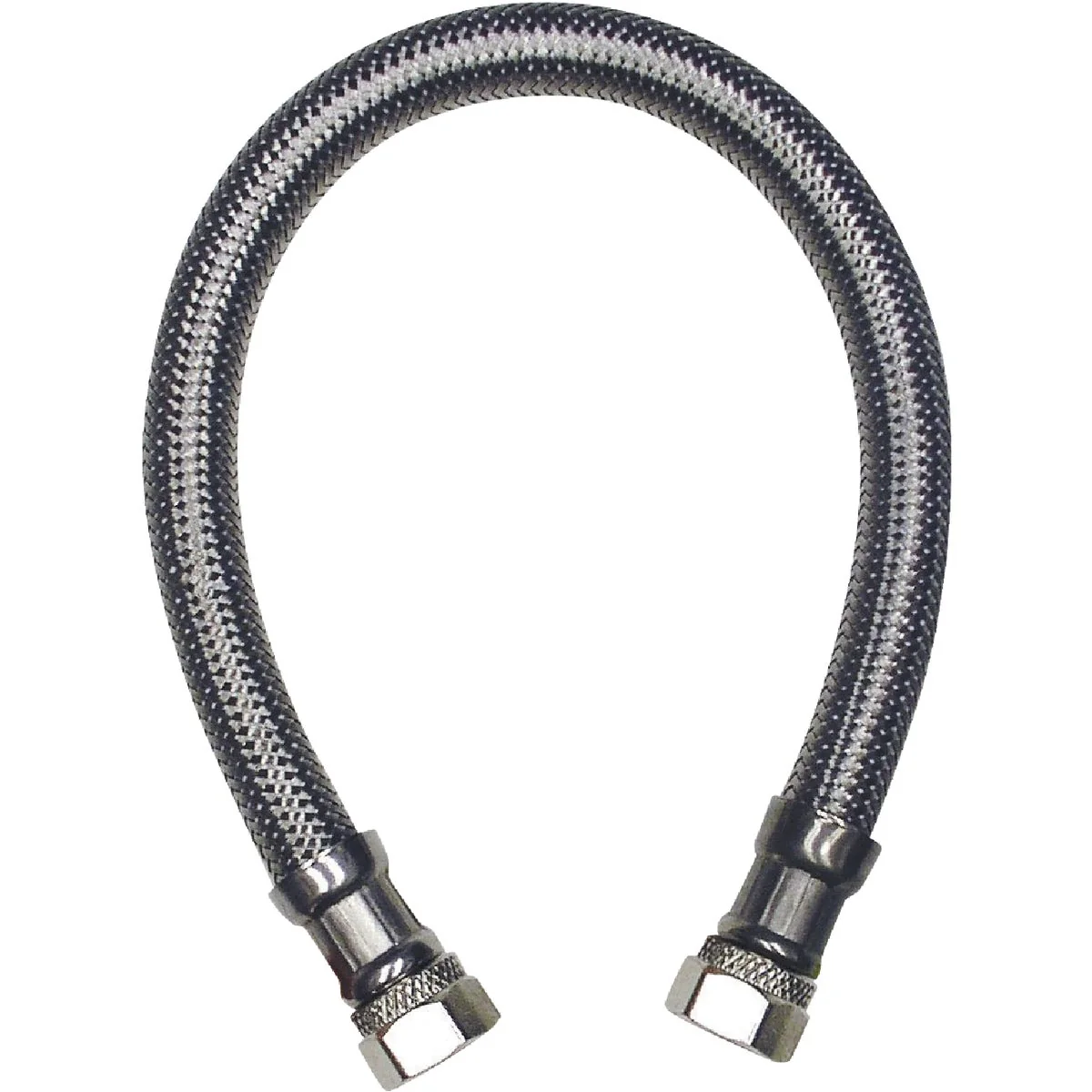 Secure B K 3 8 In. C x 3 8 In. C x 20 In. L Stainless Steel Faucet Connector Minimalist