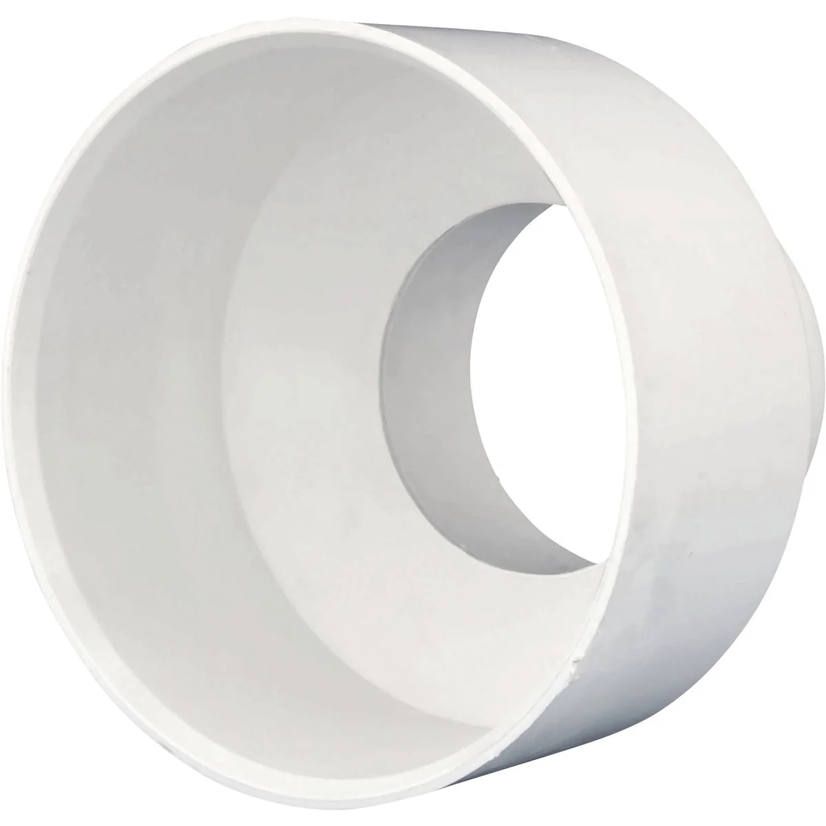 Expertly Made Charlotte Pipe 3 In. Sch 30 Hub x 2 In. Sch 40 Hub DWV 600 Series PVC Coupling Professional