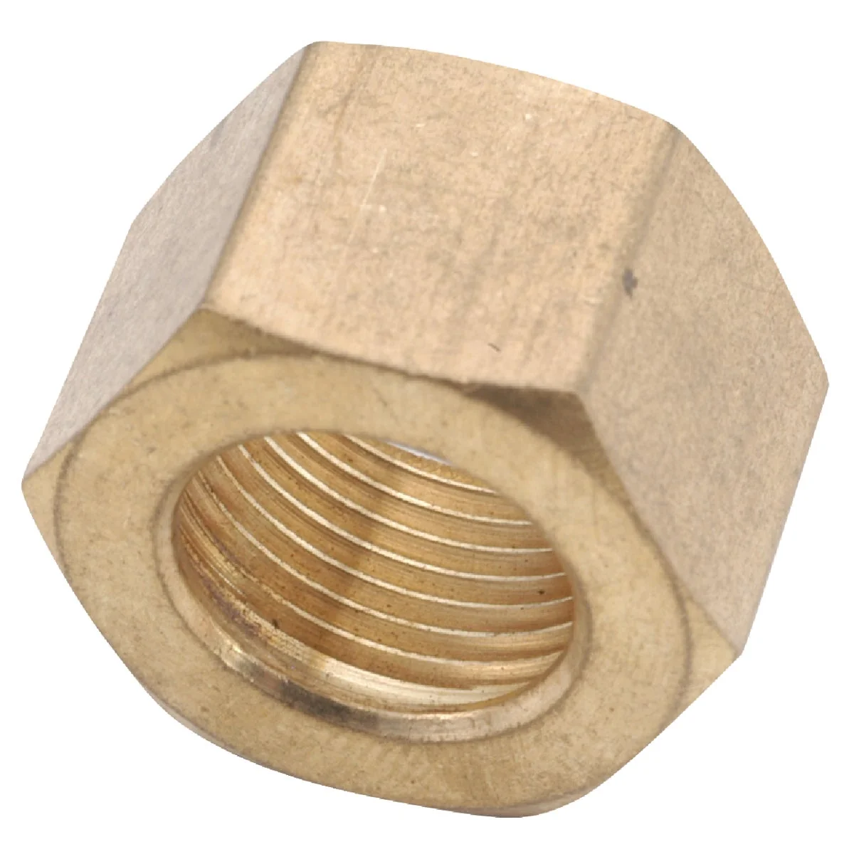 Flexible Anderson Metals 3 16 In. Brass Compression Nut 3-Pack Top-Quality