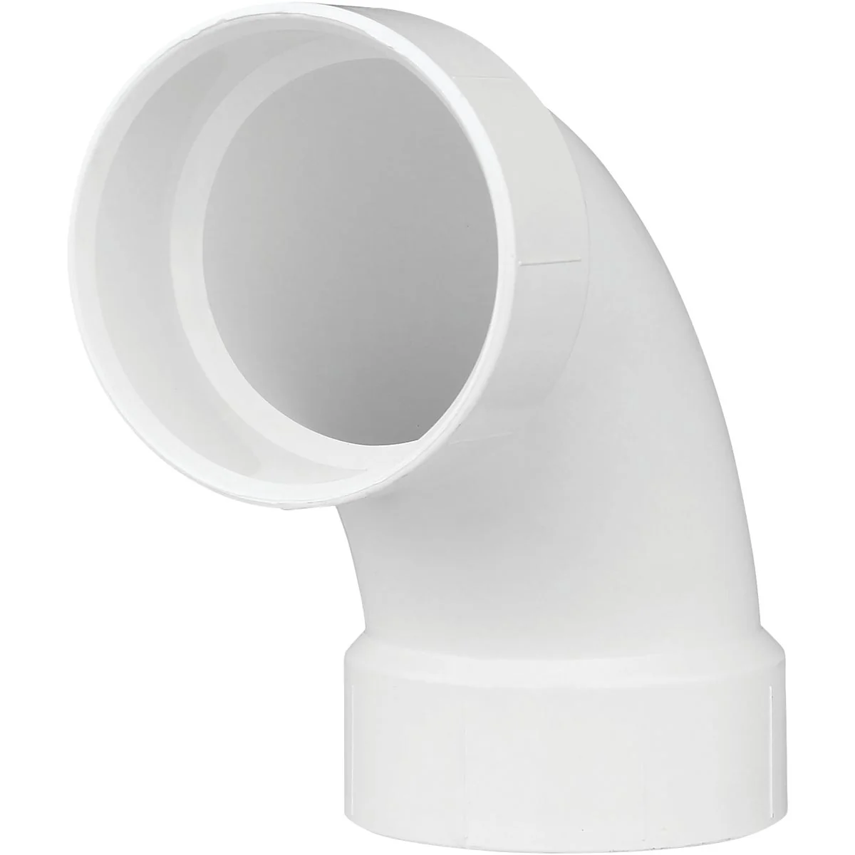 Original Charlotte Pipe 4 In. Schedule 40 90 Deg. Long Sweep DWV PVC Elbow 1 4 Bend Trusted
