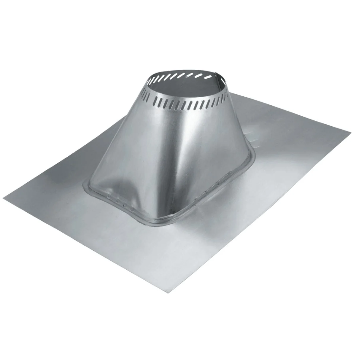 Certified SELKIRK 6 In. Aluminum Adjustable Roof Pipe Flashing 6 12 to 12 12 Roof Pitch Relaxed