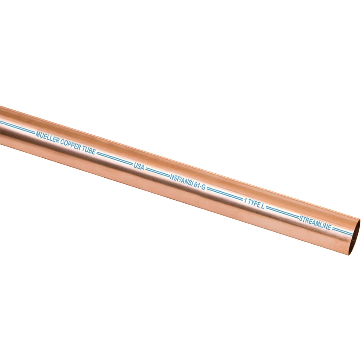 Powerful Mueller Streamline 3 4 In. ID x 10 Ft. Type L Copper Pipe Premium
