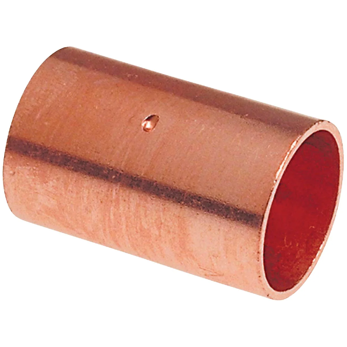 Contemporary NIBCO 1 2 In. x 1 2 In. Copper Coupling with Stop Solid