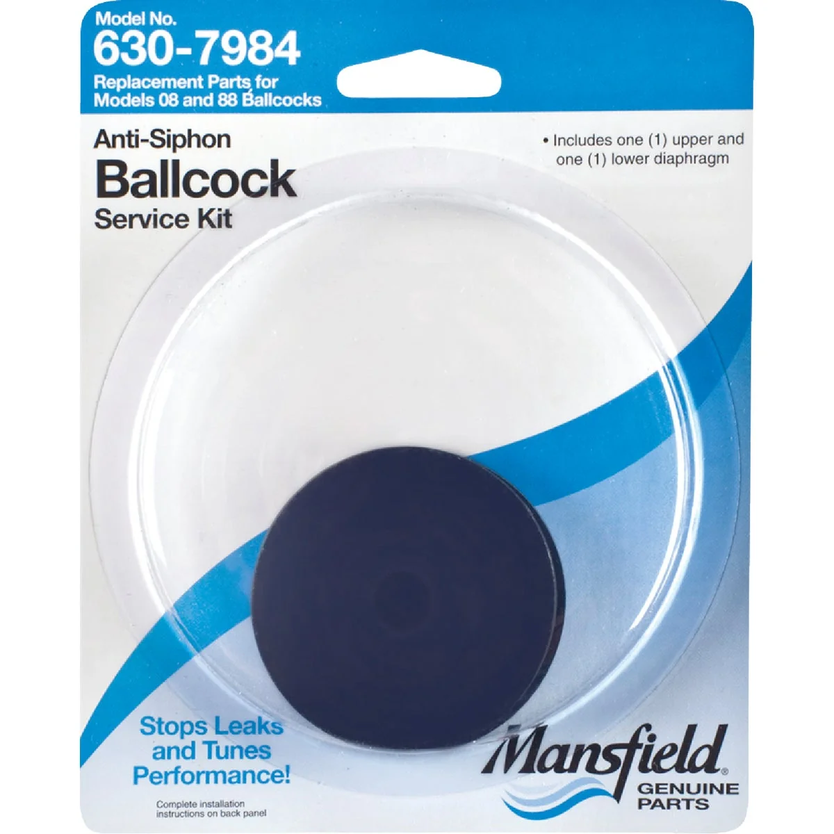 Reliable Mansfield Anti-Siphon Ballcock Repair Kit for Models 08 and 88 Durable