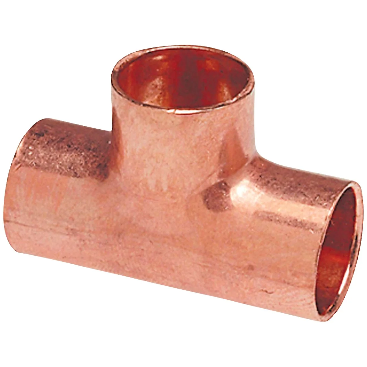 Contemporary NIBCO 1 In. x 1 In. x 3 4 In. CxCxC Reducing Copper Tee Crafted