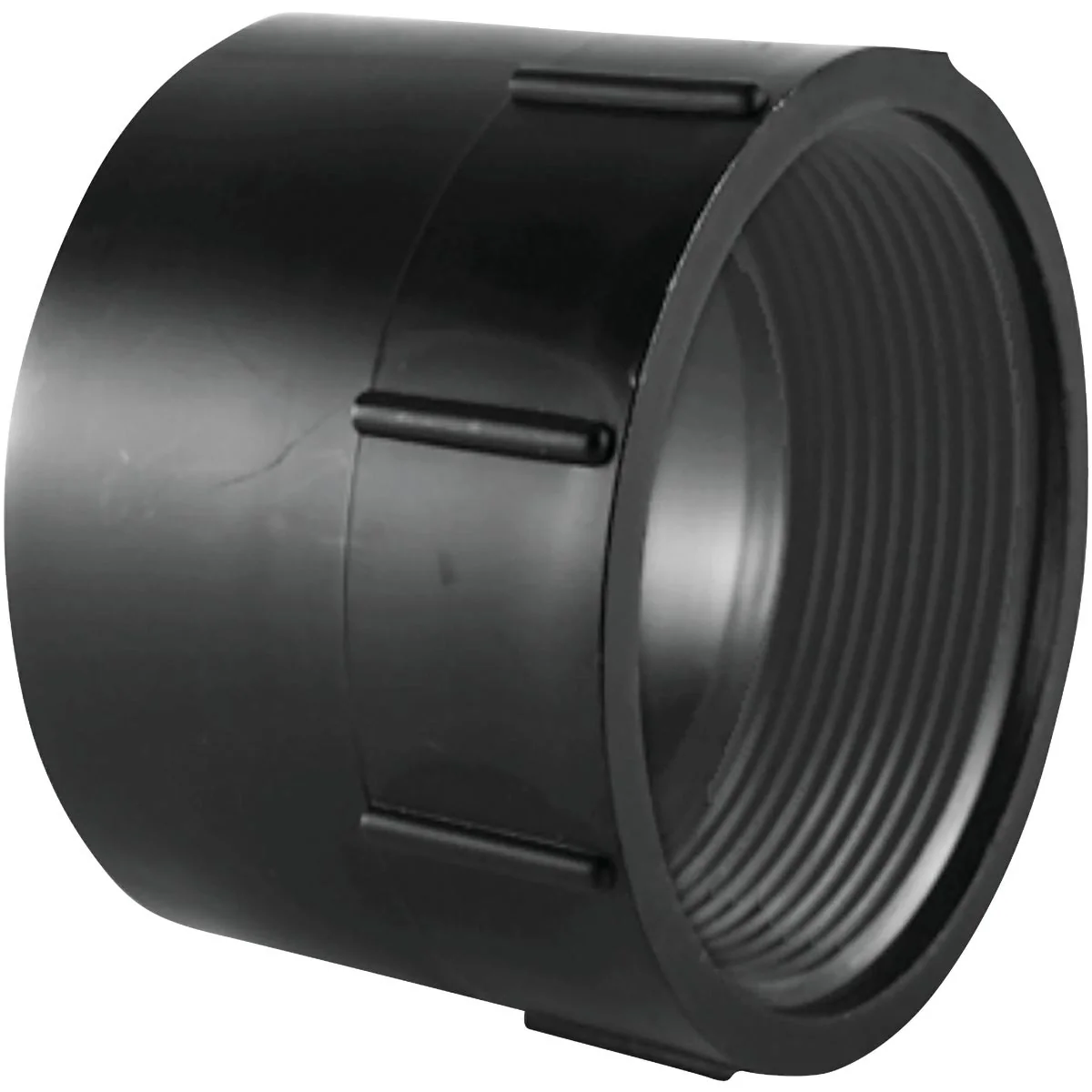 Crafted Charlotte Pipe 4 In. Hub x FIP Female ABS Adapter Classic
