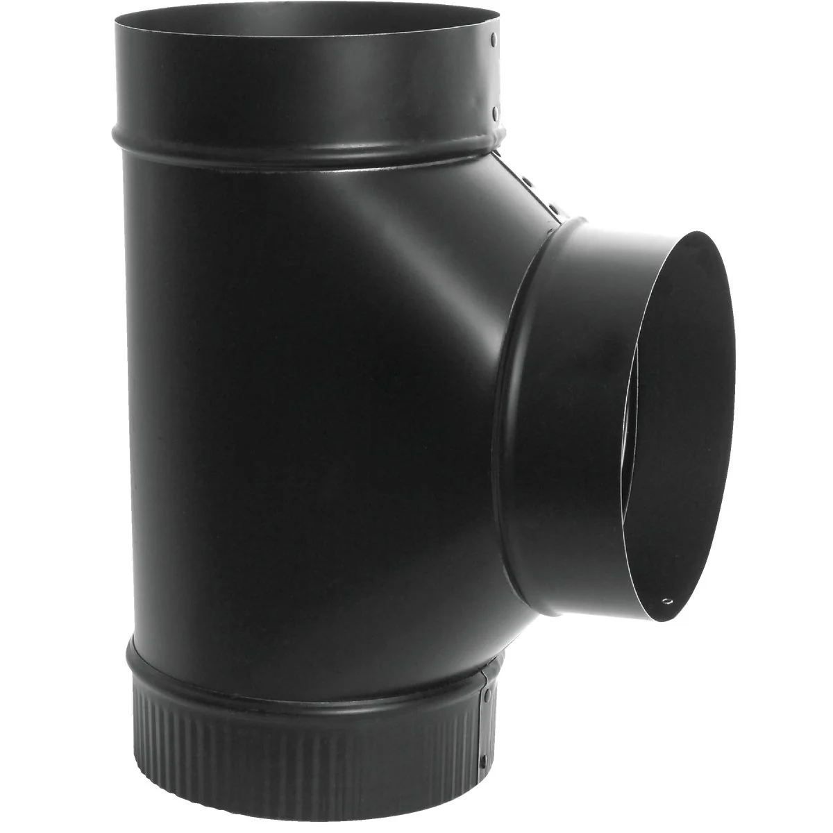 Superior Imperial Single Wall 8 In. 24 ga Black Tee Joint Safe
