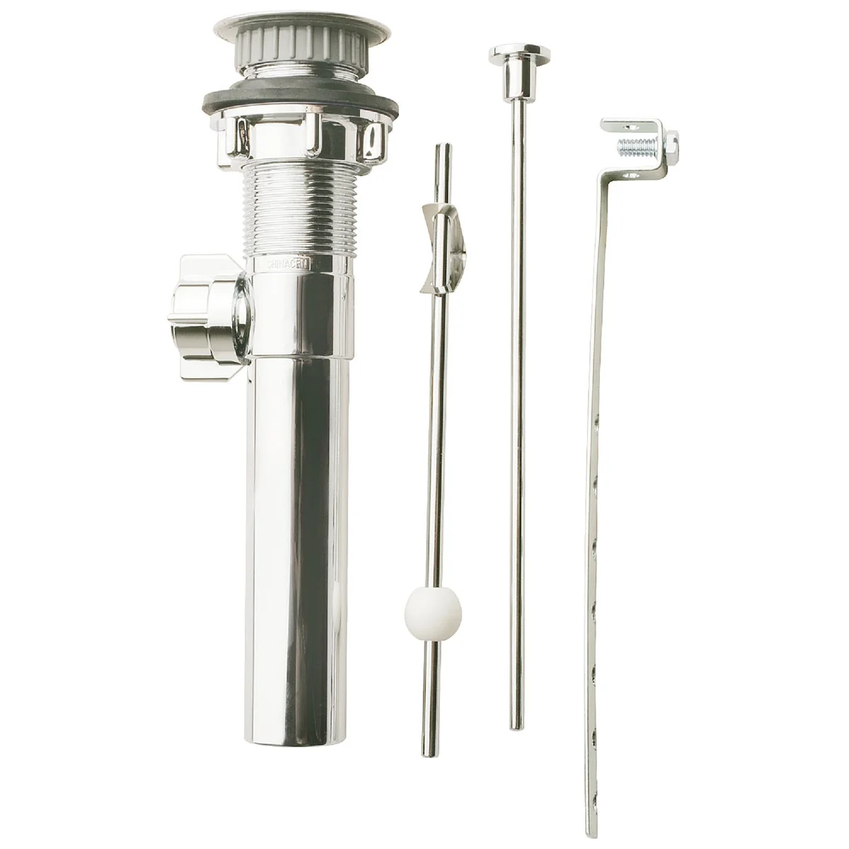 Detailed Do it 1-1 4 In. Chrome-Plated Plastic Pop-Up Assembly Responsible