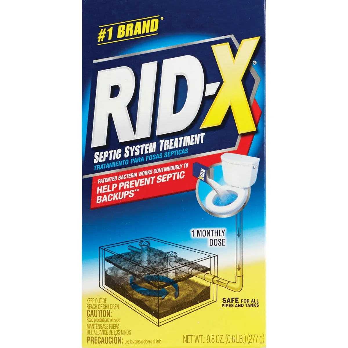 Environmentally Friendly Rid-X Professional 9.8 Oz. Septic Tank Treatment Green