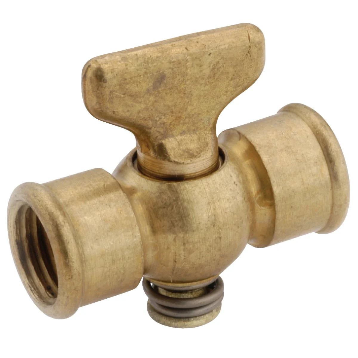 Genuine Anderson Metals 1 4 In. FIP x 1 4 In. FIP Brass 80 psi Air Drain Cock Consistent