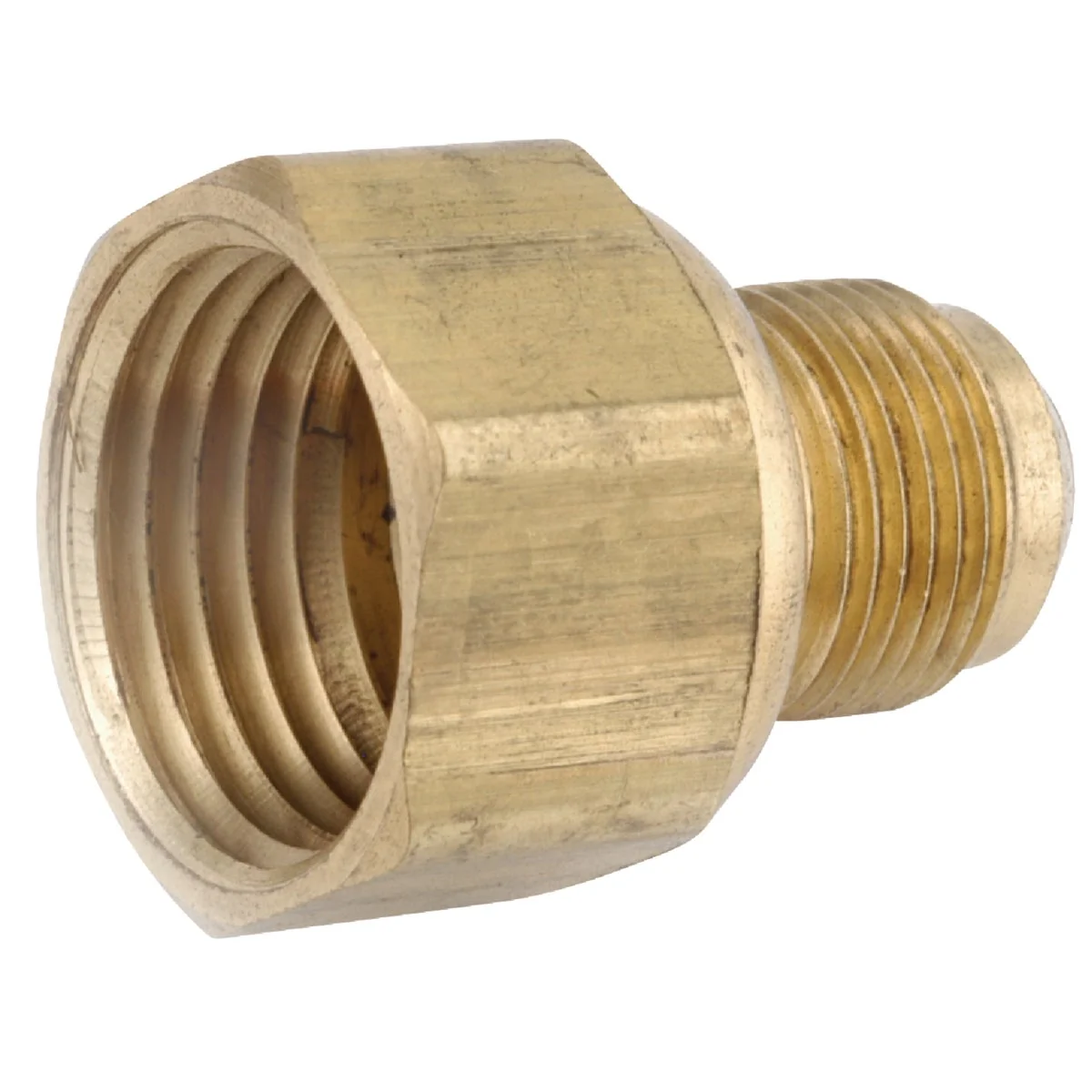 Comfortable Anderson Metals 3 8 In. x 1 2 In. Female Brass Straight Flare Connector Selected