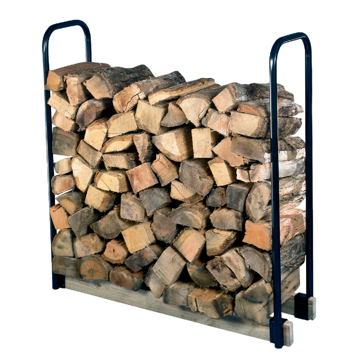 Quality Shelter Tubular Steel 13 In. x 42 In. Log Rack Kit Selected