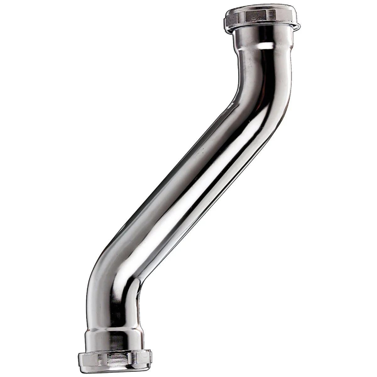 User-Friendly Do it 1-1 4 In. x 1-1 4 In. Polished Chrome 22GaugeDouble Offset Fast