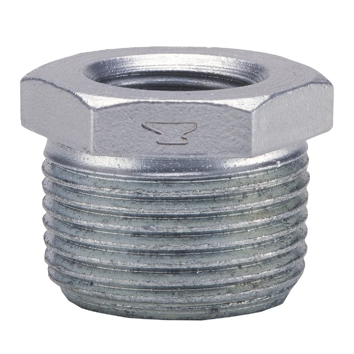 Long-Lasting Anvil 2 In. x 1-1 4 In. Hex Galvanized Bushing Dependable