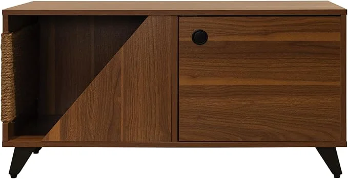 Dependable 4 Cats Dogs Jessie Jr. Storage Cabinet with Pet Nook Walnut OnesizeAbout ThisOverview Powerful