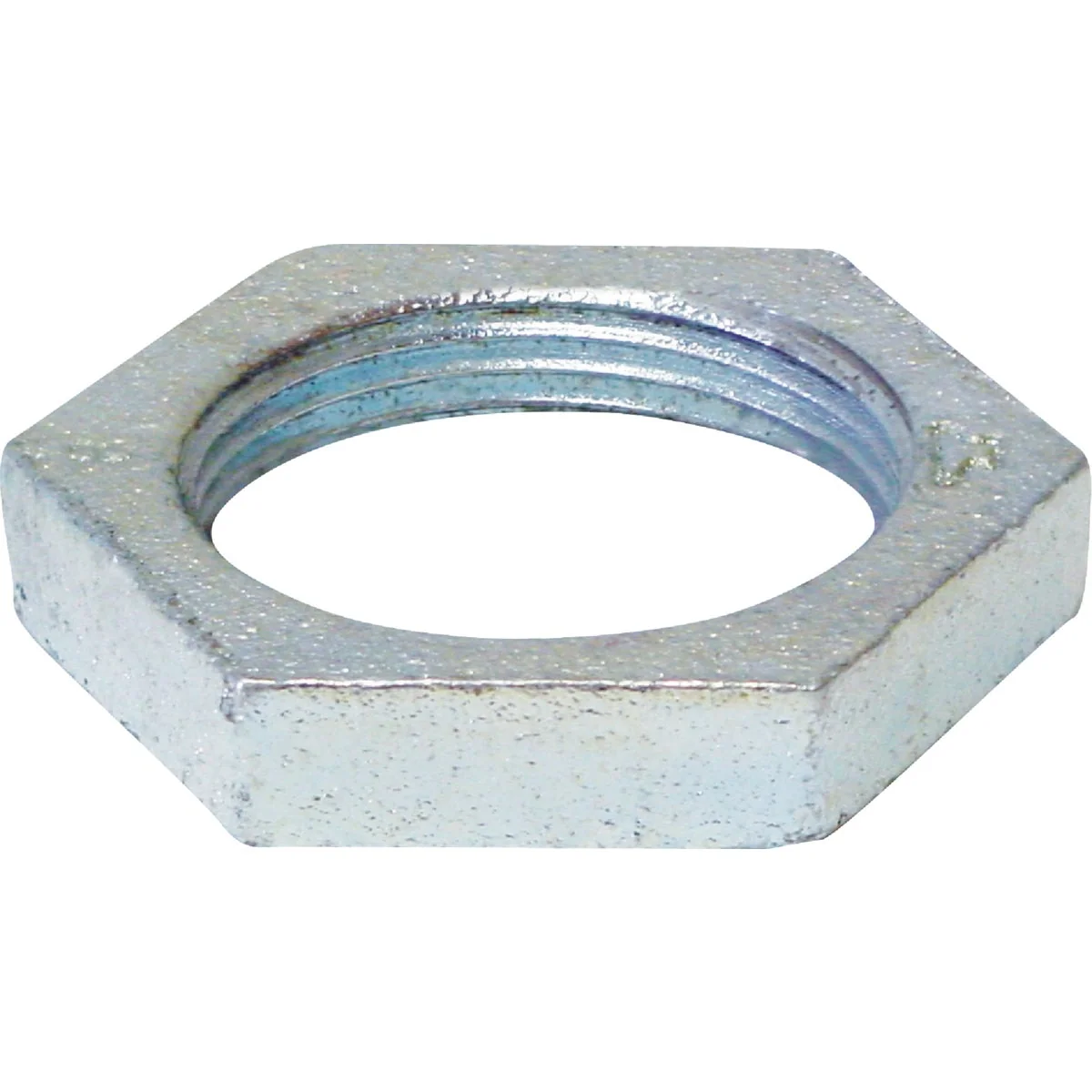 Minimalist Anvil 1 4 In. Malleable Iron Galvanized Lock Nut Effective