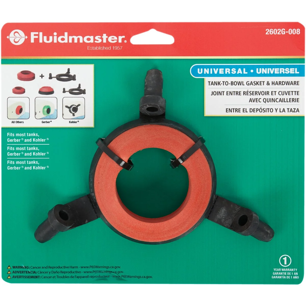 Sustainable Fluidmaster Universal Tank to Bowl Gasket Exceptional