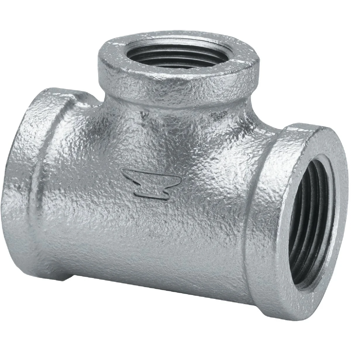 Comfortable Anvil 1-1 2 In. Malleable Iron Galvanized Tee High-Quality
