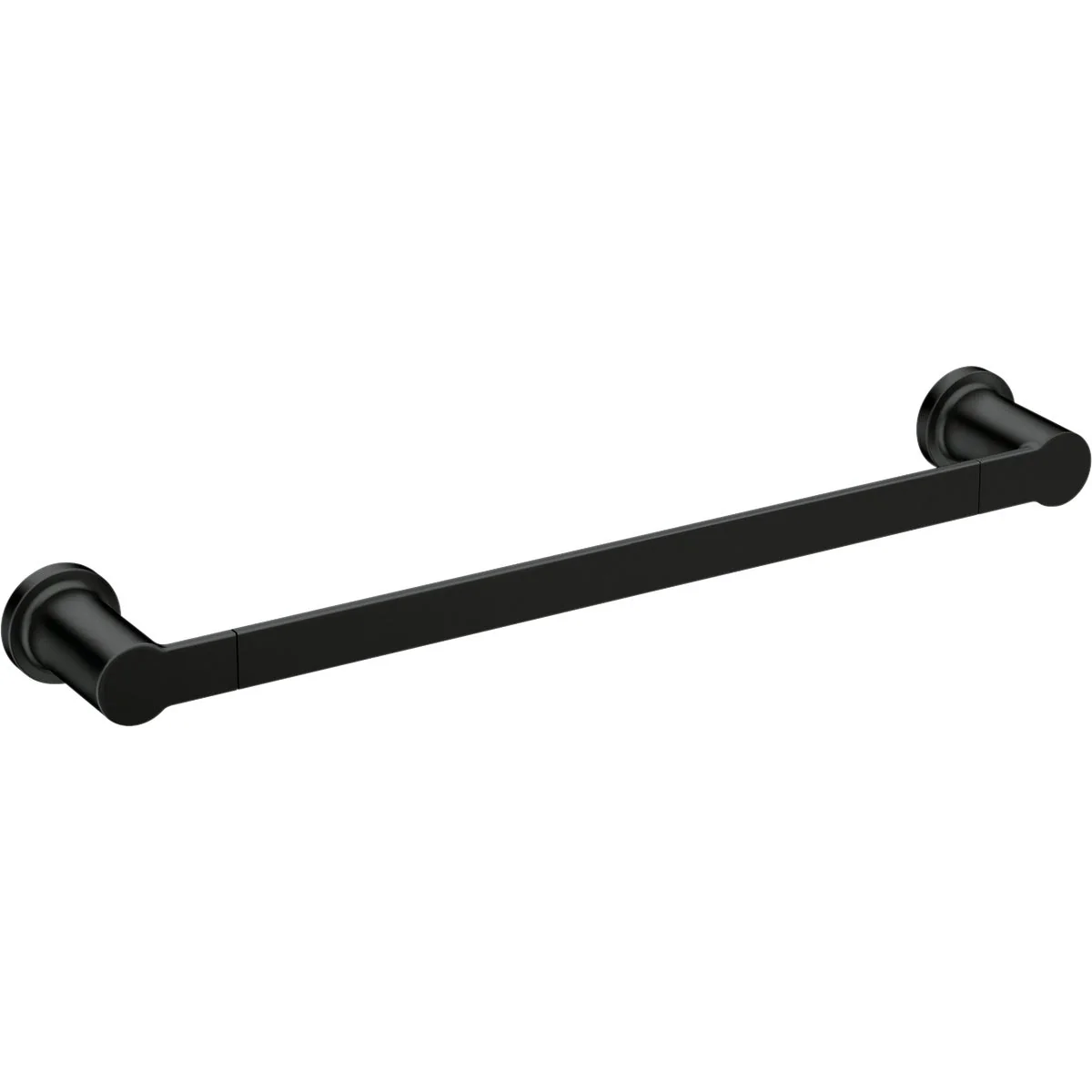 Refined Moen Rinza 24 In. Matte Black Towel Bar Premium