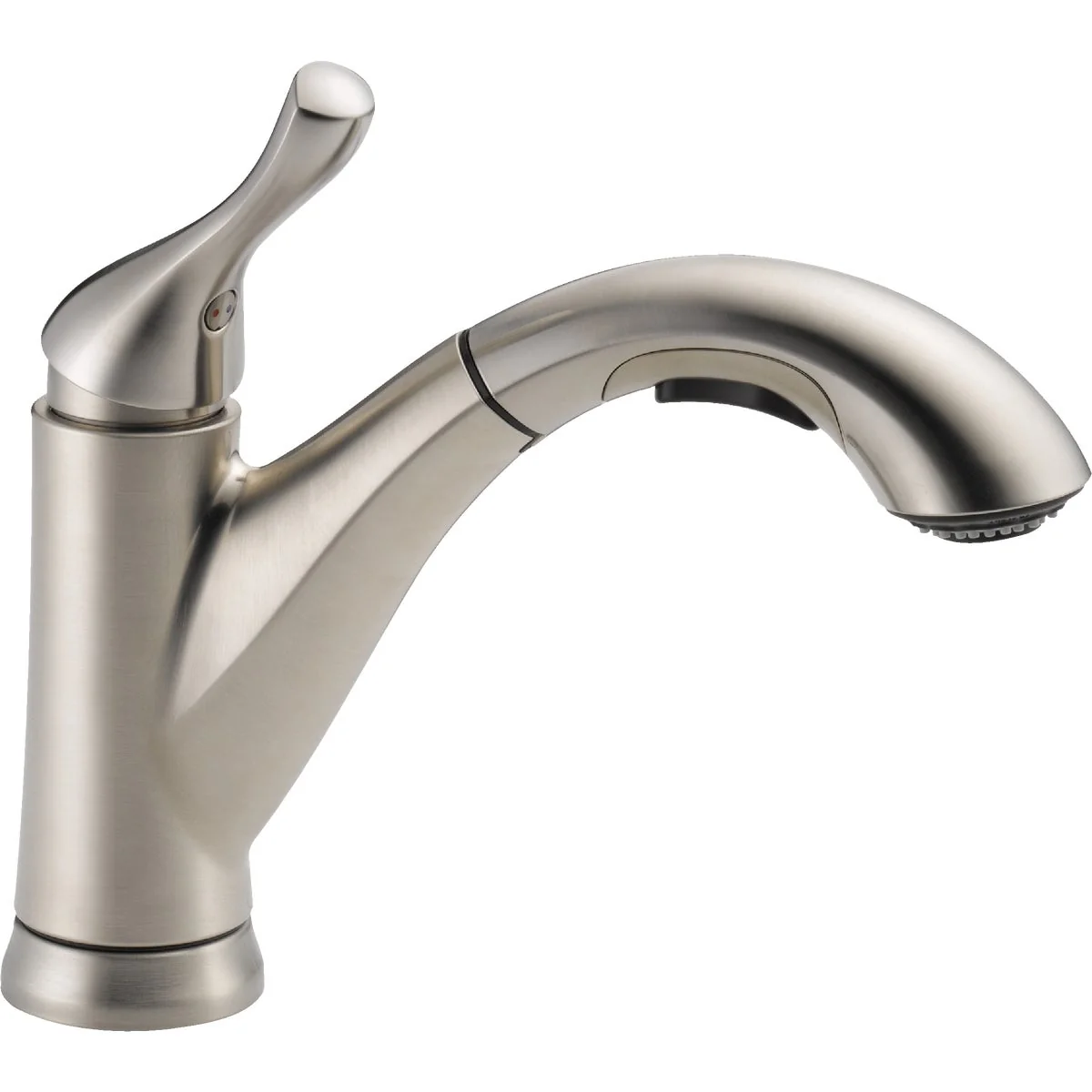 Organic Delta Grant Single Handle Lever Pull-Out Kitchen Faucet Stainless Effective
