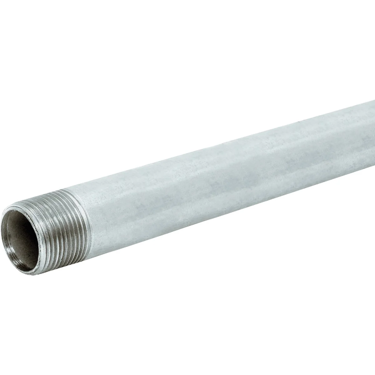 Smooth Southland 1 2 In. x 10 Ft. Carbon Steel Theaded Galvanized Pipe Modern