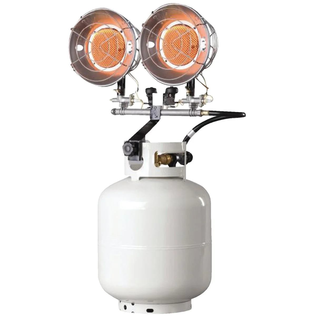 Breathable MR. HEATER 30 000 BTU Radiant Double Tank Top Propane Heater Official