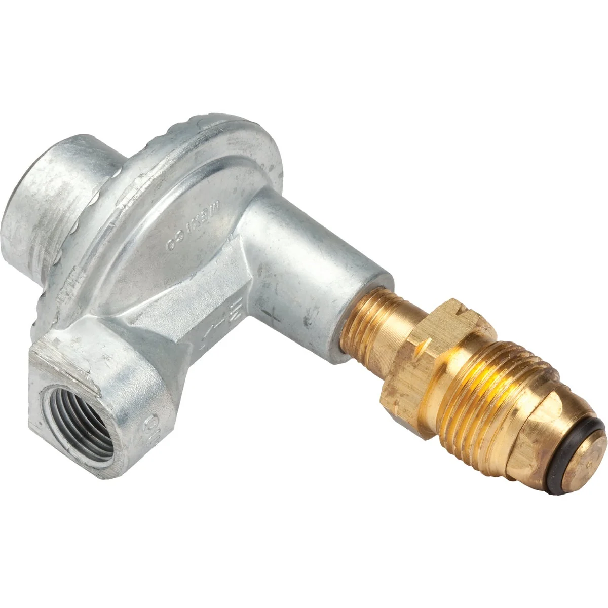 Dependable MR. HEATER 3 8 In. FPT x P.O.L. Low Pressure 90 Deg Angle LP Low-Pressure Regulator Fine