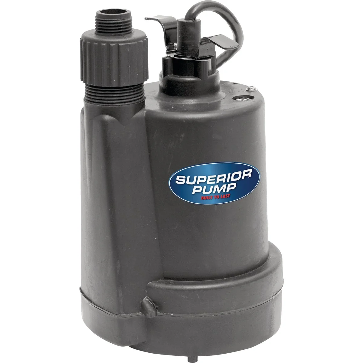 Soft Superior Pump 1 4 HP 1800 GPH Thermoplastic Submersible Utility Pump First-Class